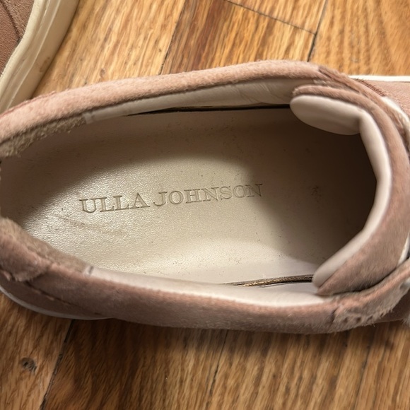 Ulla Johnson sz EU 37 US 6.5 Kai light pink suede sneakers great pre owned cond - Picture 6 of 8